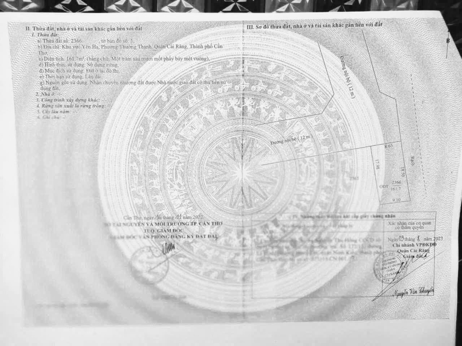 BÁN BIỆT THỰ SÂN VƯỜN KDC QUÂN ĐỘI CÁI RĂNG